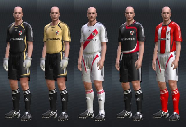 river plate 2011 kit. River Plate Kit Set by