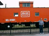 caboose near Adelle GA