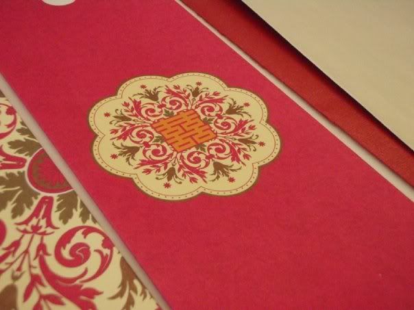 Popular red colour wedding cards