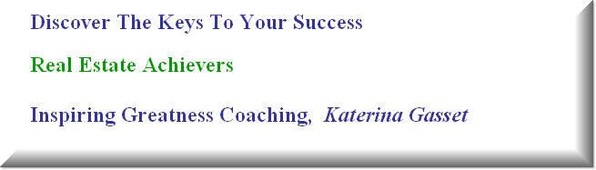 Katerina Gasset Real estate coaching