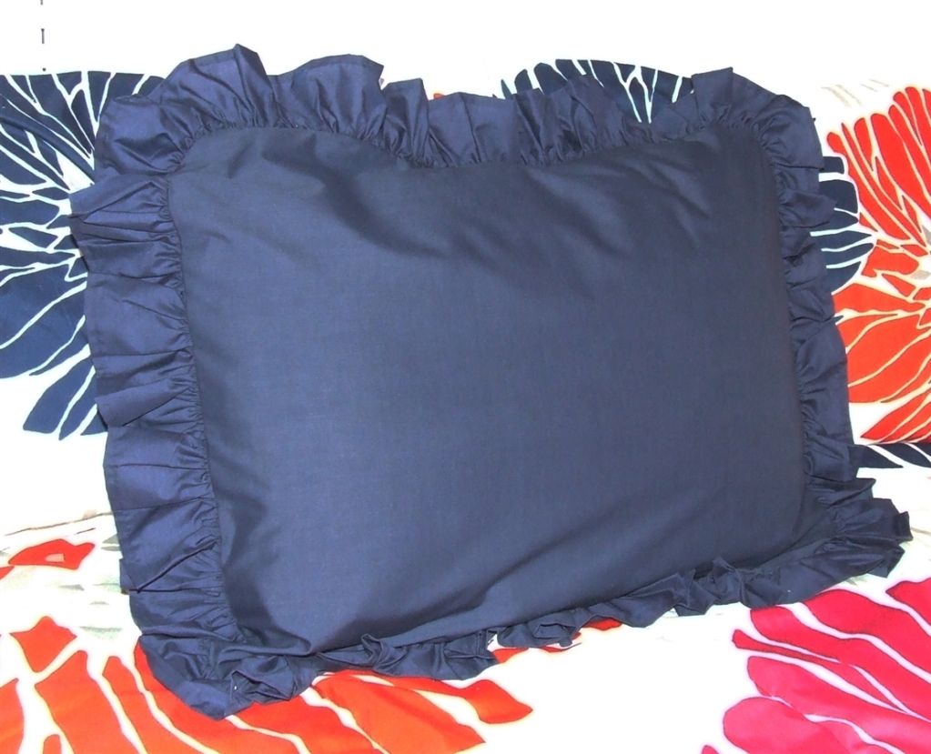 Pillow SHAMS 3 sizes 6 colors We have Matching Dust Ruffles & Valances