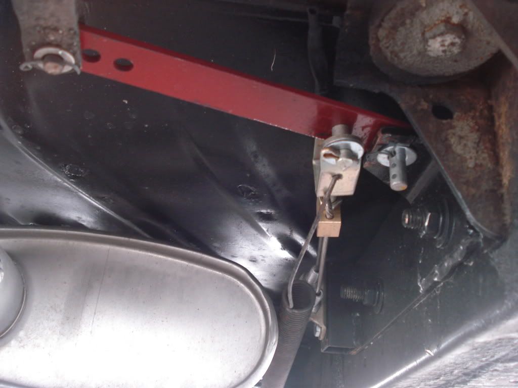 quiet mufflers Walker quiet flow and Lokar brake relocation Chevy