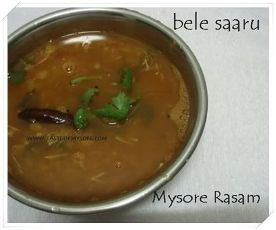 Bele Saaru-Mysore Style