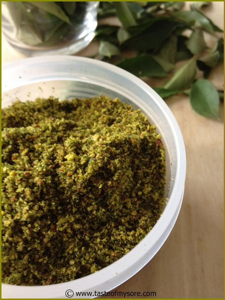 Curry Leaves Chutney Powder