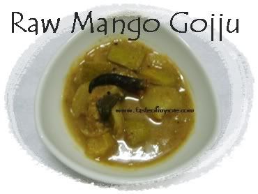 Raw Mango Gojju