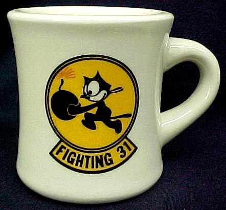  with the logo for The Fighting 31 - Felix the Cat - VFA-31 on the front.