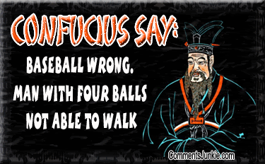 Confucius Say Myspace Comments