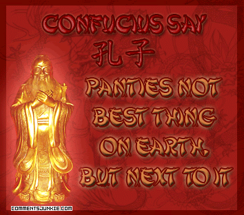 Funny Confucius at CommentsJunkie.com