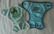 2 Embroidered Newborn Covers