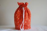 Orange Dandelions Project Bag