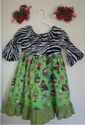 3T Peasant Dress and Bows