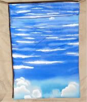 'Sky' clothes pin bag