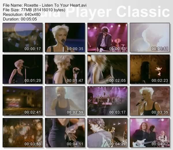 Roxette Listen To Your Heart