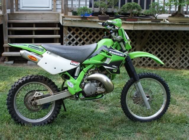 1995 KDX 200 as purchased and a month later - KDXRIDER.NET