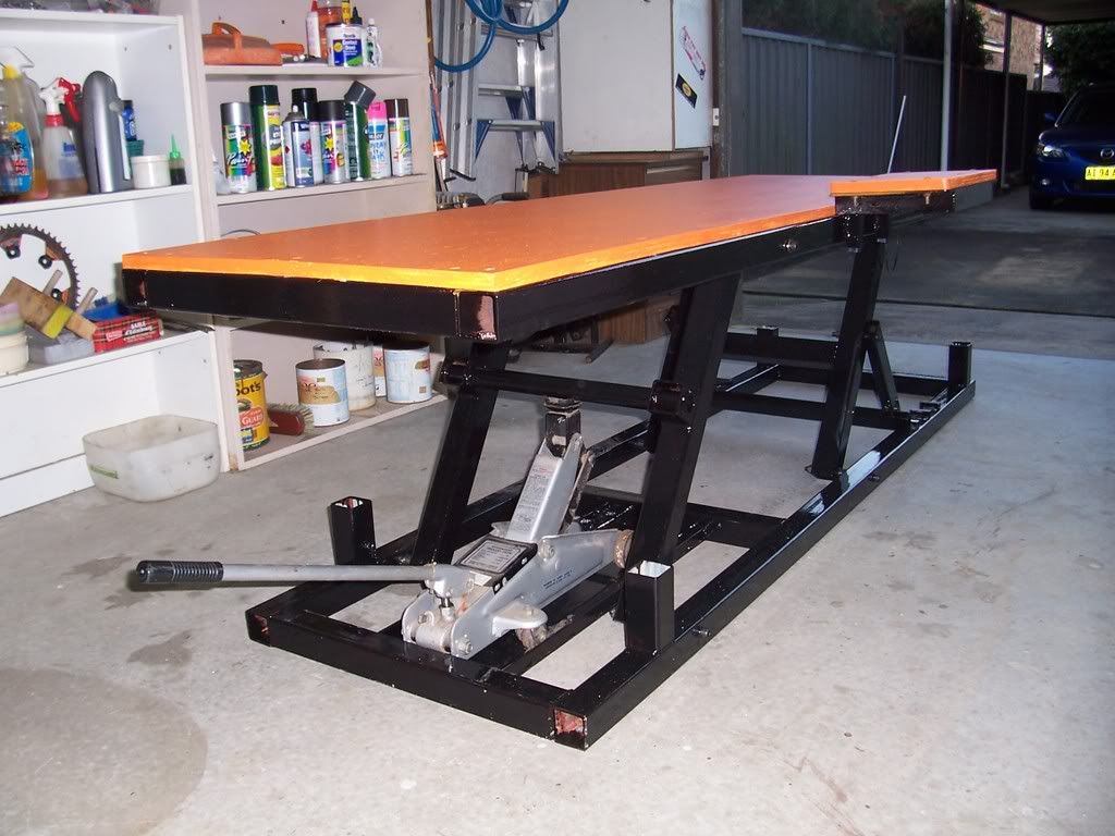 Motorcycle Lift Table Plans