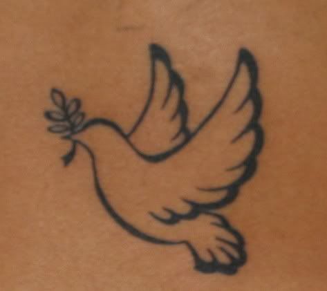 white dove tattoos. dove tattoos