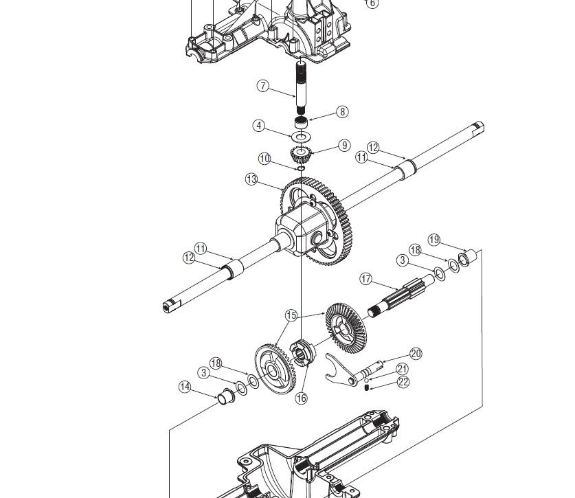 gear transmission tractor manual broken