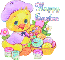 ChickPaintsHappyEaster.gif picture by annnieM_2007