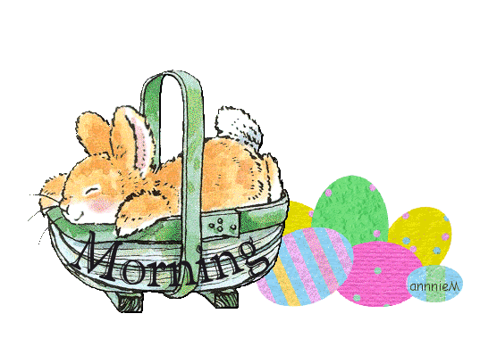 BUNNYGREENBASKETmorning.gif picture by annnieM_2007