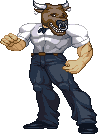 Ferdinand the Minotaur - head chef of Themysciran embassy -