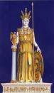 The bronze statue of Athena