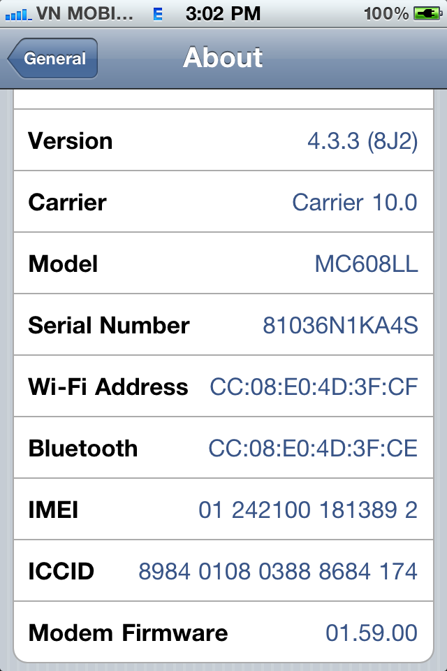 Hướng Dẫn Update iOS 4.3.3 Gốc Cho iPhone 4 ( Không Nâng Baseband )