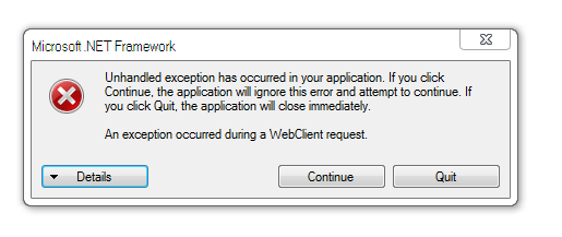 Lỗi framework này là gì?