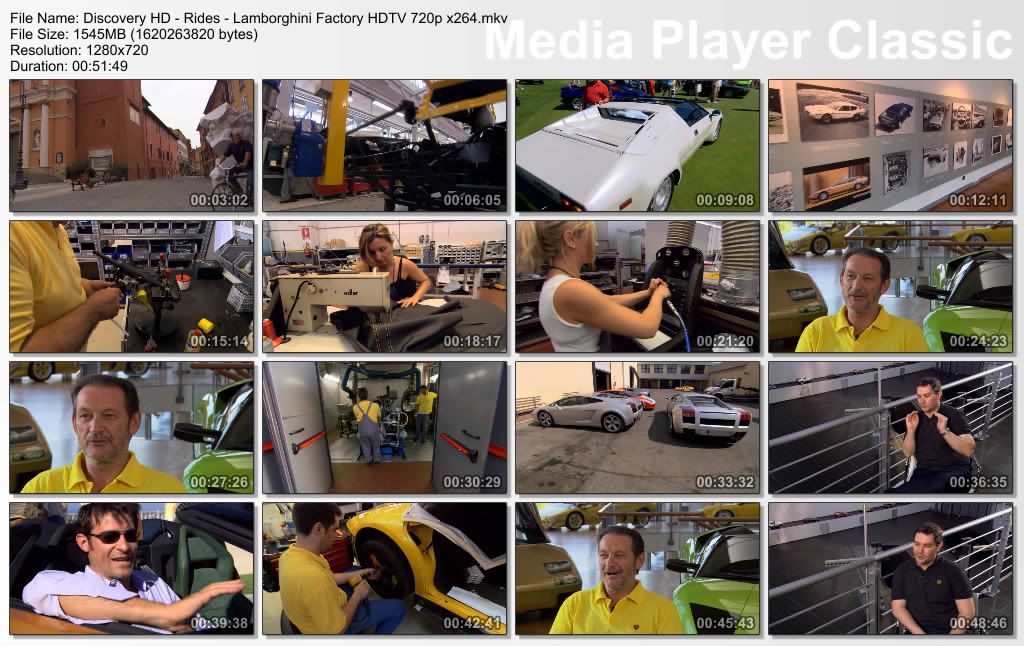 Discovery HD Rides Lamborghini Factory HDTV 720p x264