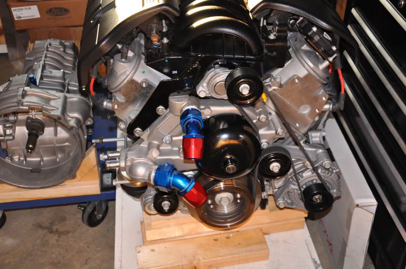 LS1 Water Pump with AN fittings Factory Five Racing