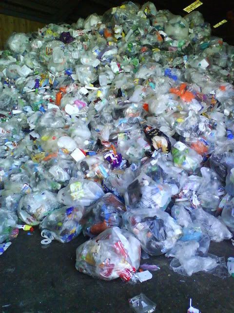 Plastic mountain