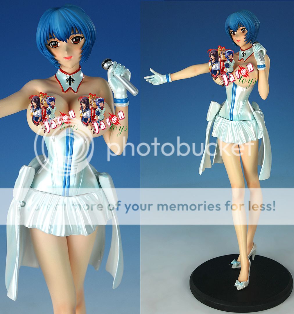 Evangelion1/6 Rei Ayanami Breast Pre painted Figure  