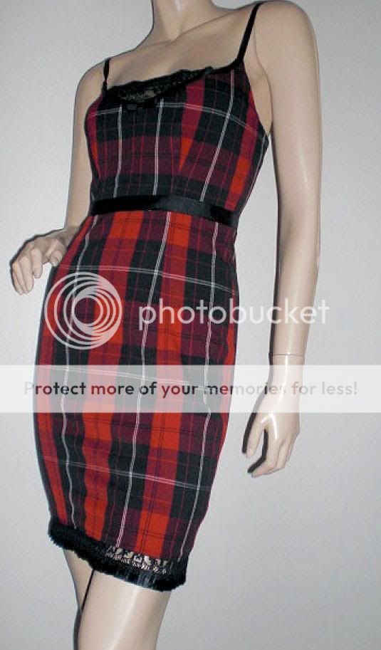 ARDEN B FITTED PLAID DRESS NEW WITH TAG S  