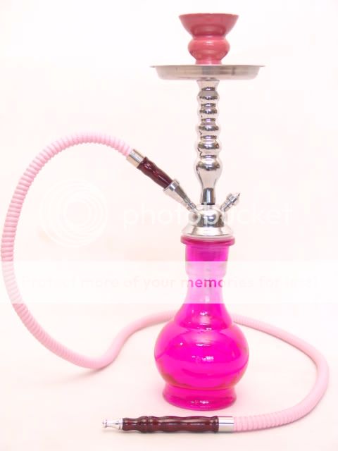 SHISHA Wasserpfeife Nargile 42 cm PINK Hookah NEU