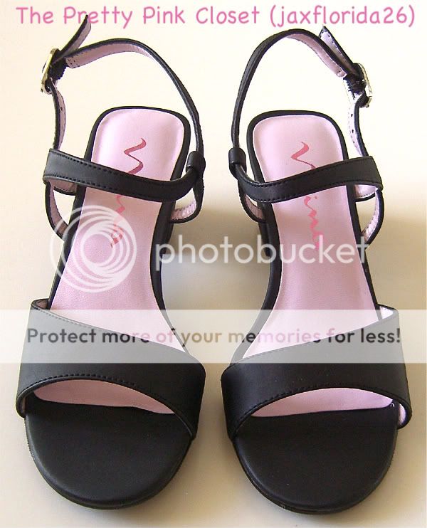 Nina Kids Chirp Black Dress Sandals Shoes Youth sz 13 M EUC  