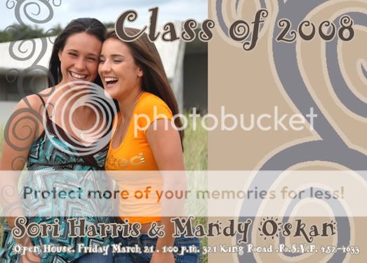 Senior graduation invitation Photoshop templates vol1 3  